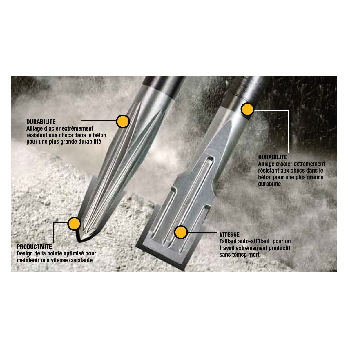  Dewalt Burin Plat XLR SDS-Plus 25x200mm DT6979