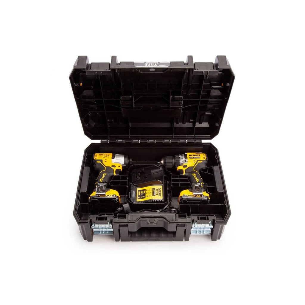  Dewalt Coffret T-Stak 2 De Rangement Pour Pack De 2 Outils 12V