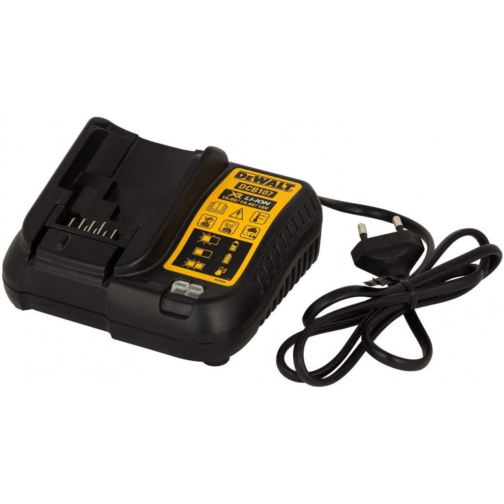  Dewalt DCB107-QW Chargeur De Batteries XR 10.8V/14.4V/18V Li-ion