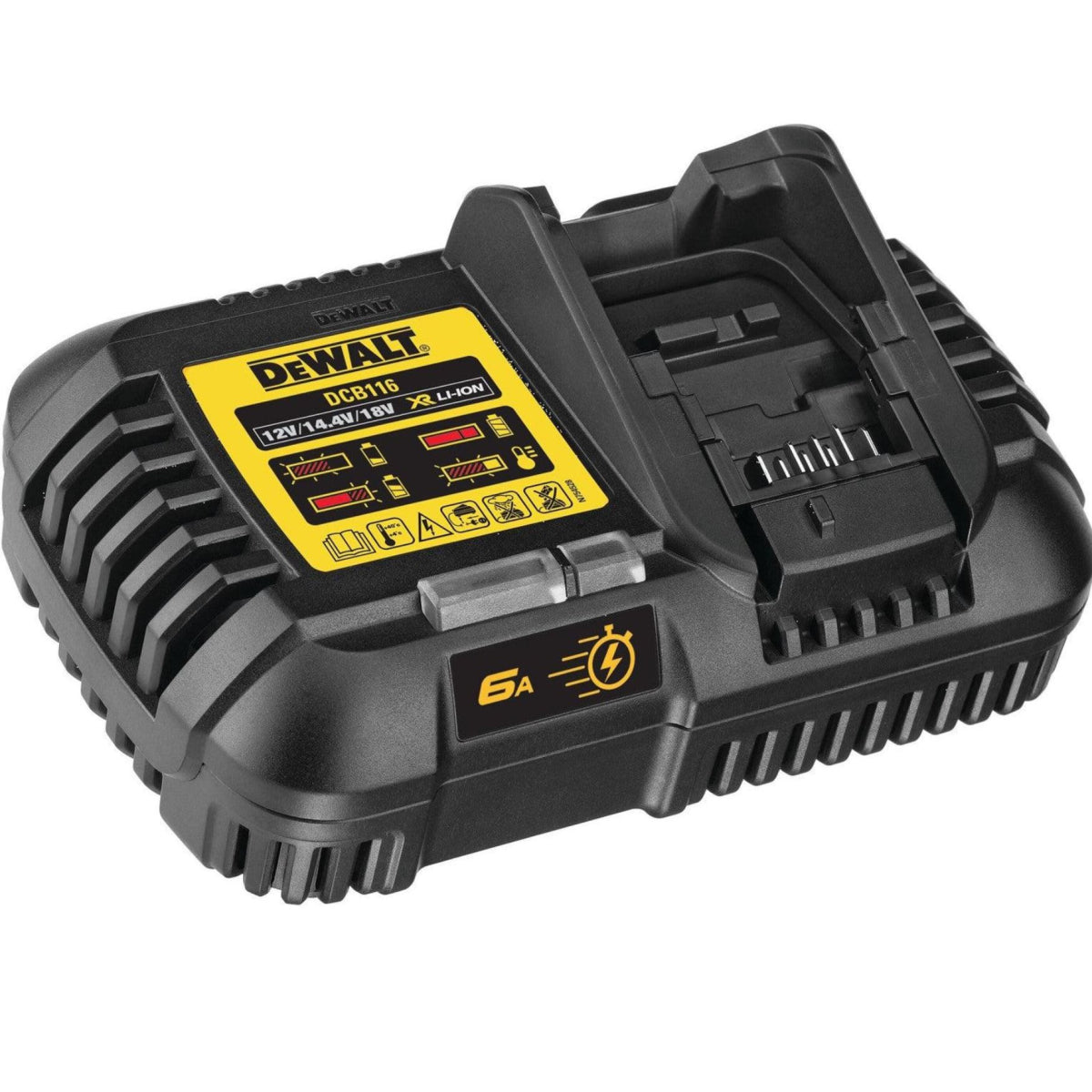  Dewalt DCB116-QW Chargeur De Batteries 6Ah XR 10,8V, 12V, 18V & 54V
