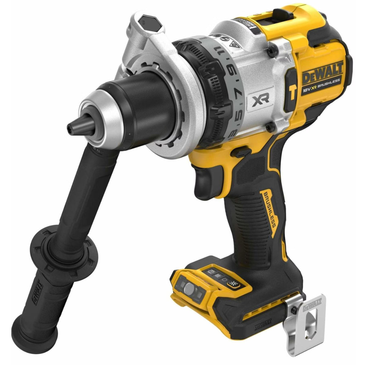  DeWalt DCD1007NT-XJ Perceuse, Visseuse à Percussion 18V Brushless (Machine Seule)