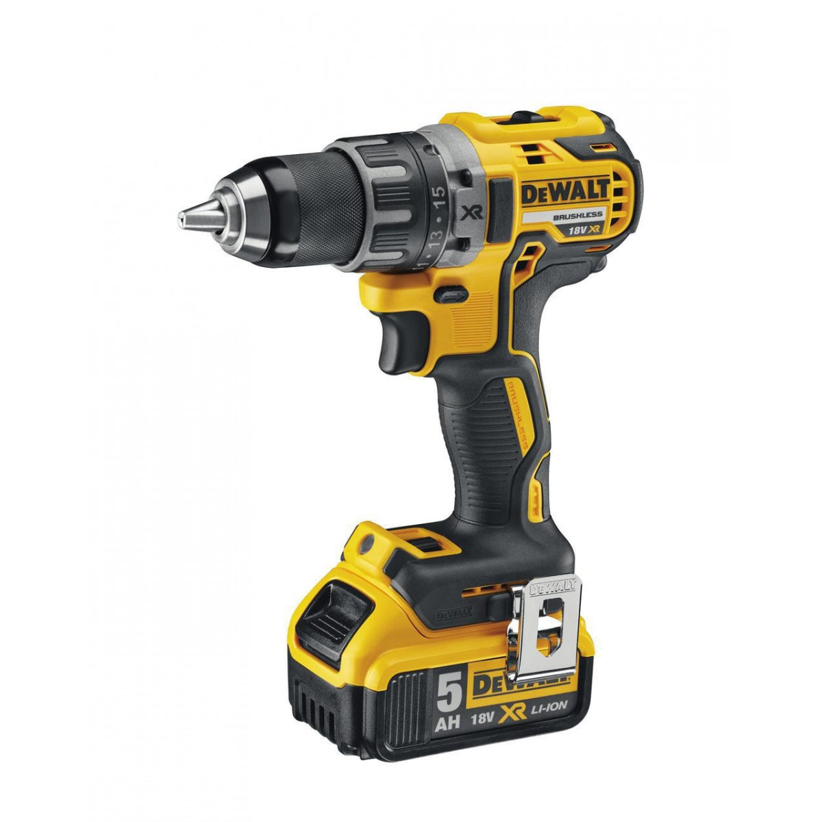  Dewalt DCD791P2-QW Perceuse, Visseuse Brushless 18V 2x5.0Ah Avec Coffret T-STAK