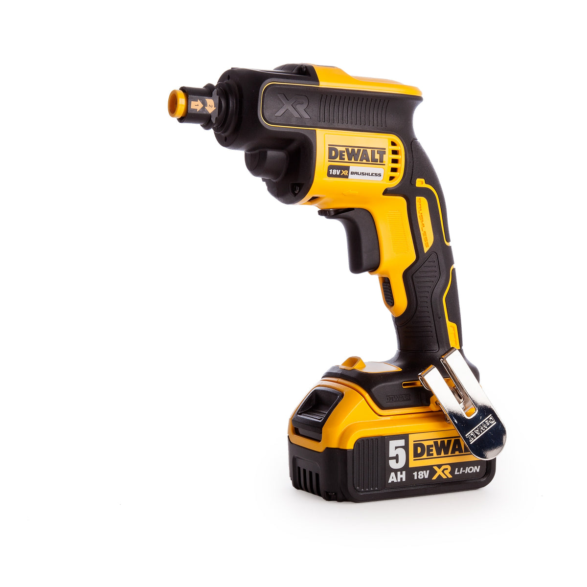  Dewalt DCF620P2K-QW Visseuse Plaques De Plâtre 18V 2x5.0Ah (Chargeur De Vis Inclus)
