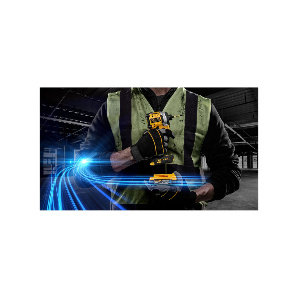  DeWalt DCF850E2T-QW Visseuse à Chocs 3 Vitesses 18V 208Nm XR 2x1.7Ah POWERSTACK Avec Coffret T-STAK