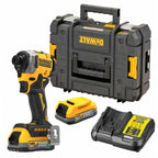  DeWalt DCF850E2T-QW Visseuse à Chocs 3 Vitesses 18V 208Nm XR 2x1.7Ah POWERSTACK Avec Coffret T-STAK