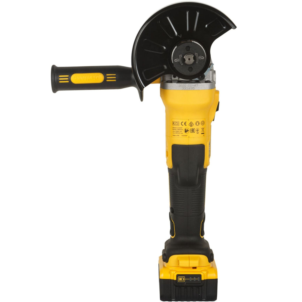  Dewalt DCG405P2-QW Meuleuse Sans Fil 18V Brushless 2x5.0Ah ø125mm Avec Coffret T-Stak
