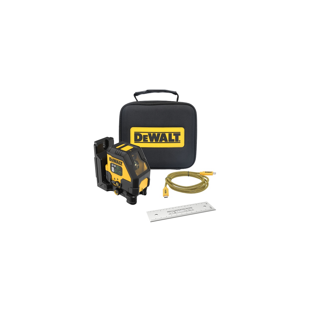  DeWalt DCLE14201GB-XJ Niveau Laser Croix Verts USB-C