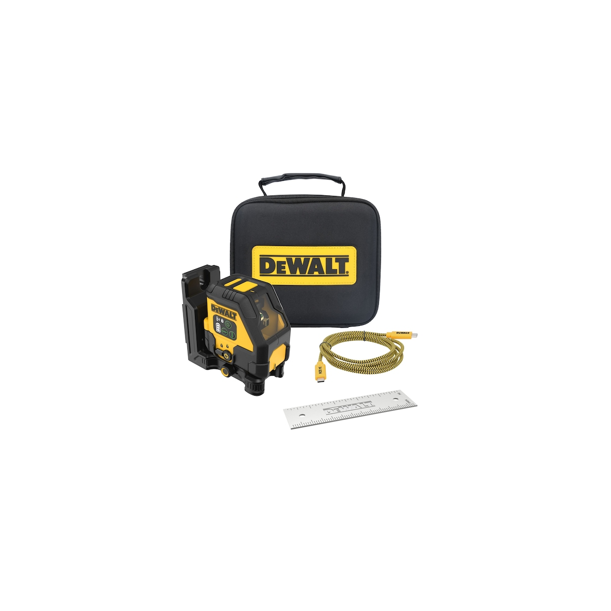  DeWalt DCLE14201GB-XJ Niveau Laser Croix Verts USB-C