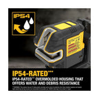  DeWalt DCLE14251GB-XJ Niveau Laser Croix + 5 Points 3x180° Verts USB-C