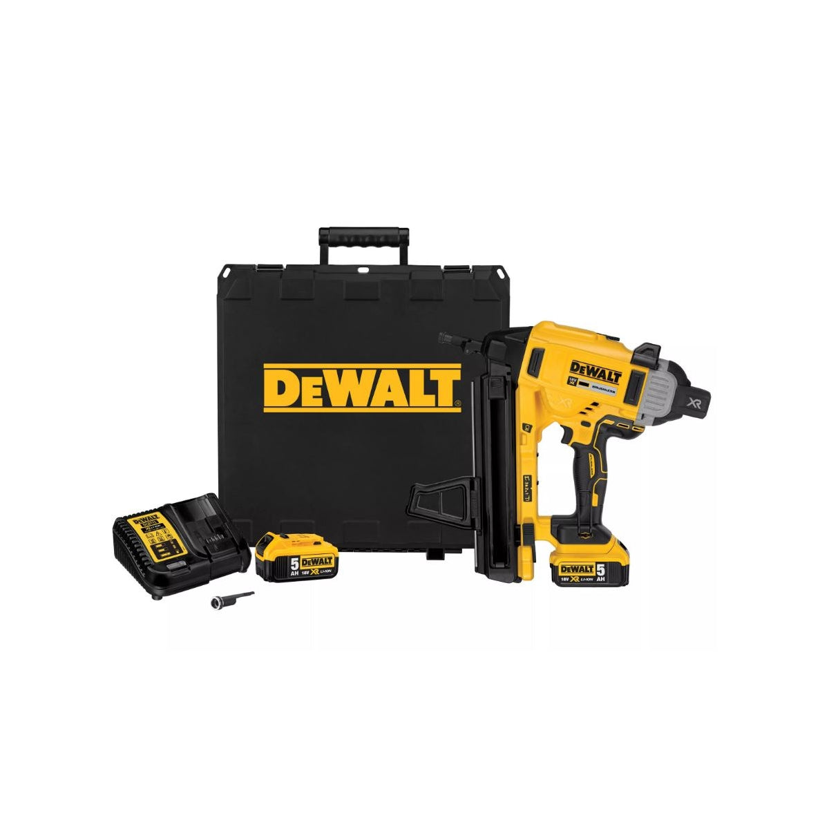  Dewalt DCN890P2-QW Cloueur Béton Et Acier 18V Li-ion 2x5.0Ah Avec Coffret
