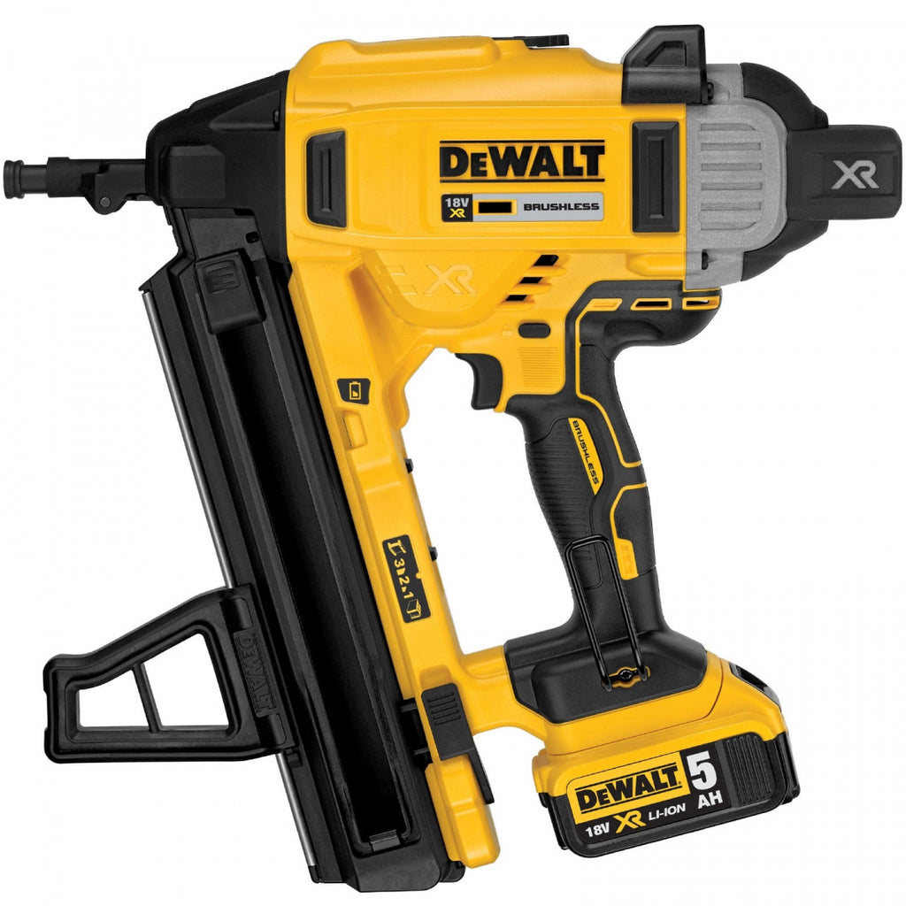  Dewalt DCN890P2-QW Cloueur Béton Et Acier 18V Li-ion 2x5.0Ah Avec Coffret