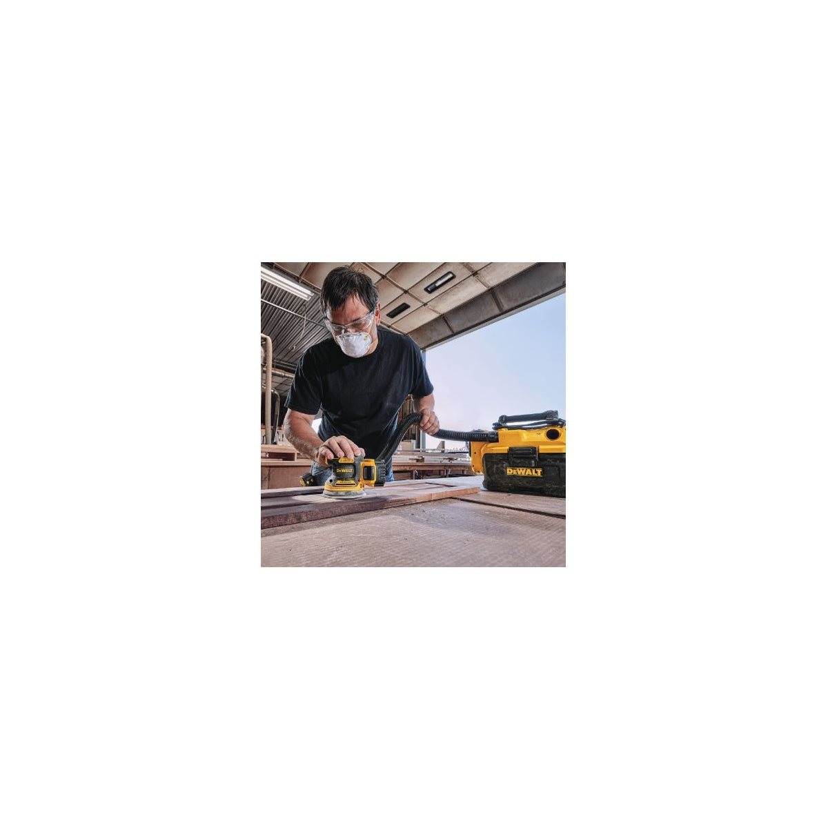  DeWalt DCW210N-XJ Ponceuse Orbitale ø125mm Sans Fil 18V (Machine Seule)