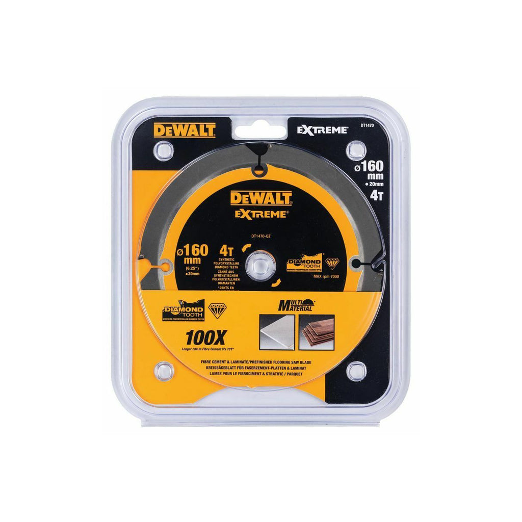  DeWalt DT1471 Lame ø165x20x4Dts Fibrociment Et Stratifié
