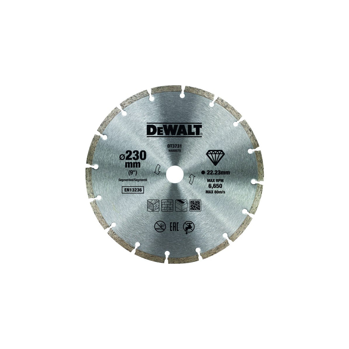  DeWalt DT3731 Disque Diamant Segmenté ø230mm