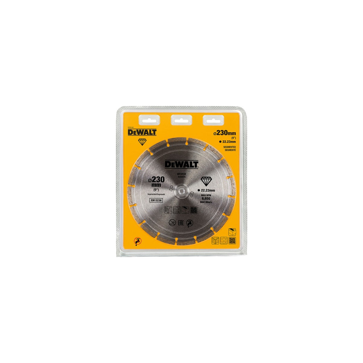  DeWalt DT3731 Disque Diamant Segmenté ø230mm