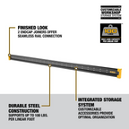  DeWalt DXL Rail Métal Mural 122cm (DWST82800-0)