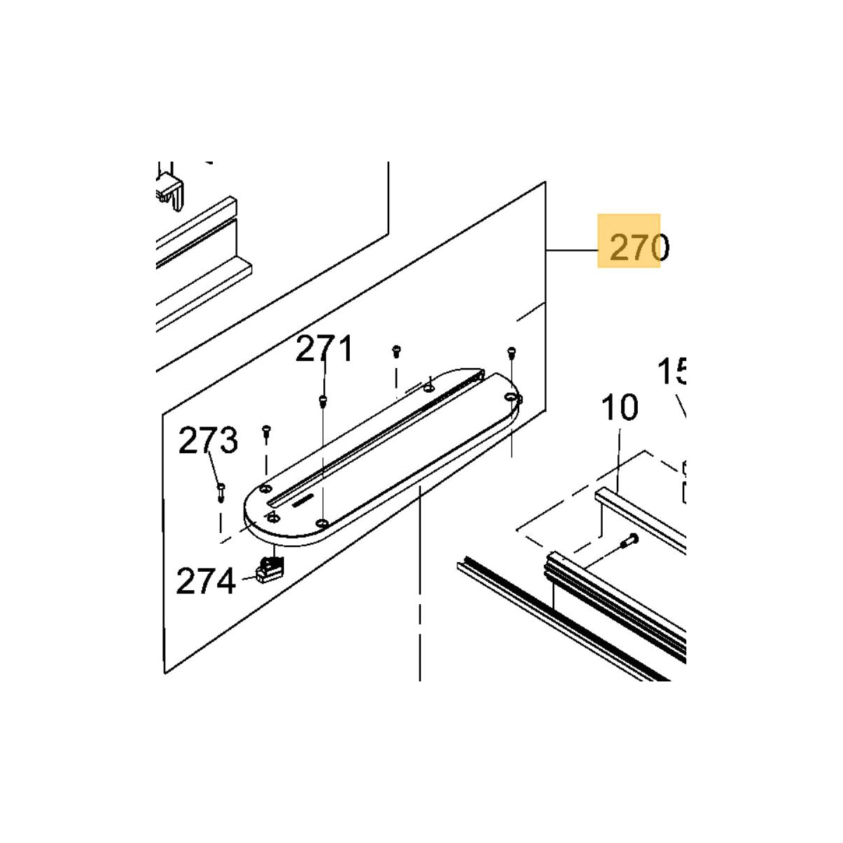  Dewalt Insert De Table Pour Scie DW745 & DWE7491 (5140034-46)