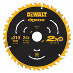  DeWALT Lame De Scie Circulaire ø210x30 24 Dents "Extrême" DT20432-QZ