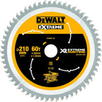  DeWALT Lame De Scie Circulaire ø210x30 60 Dents "Extrême Runtime" DT99567-QZ