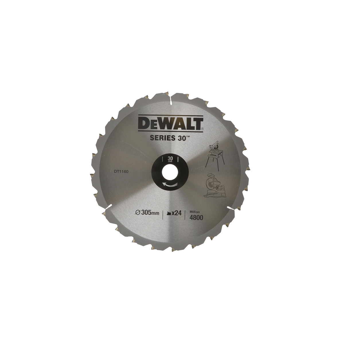  Dewalt Lame ø305-30-24D Carbure DT1160