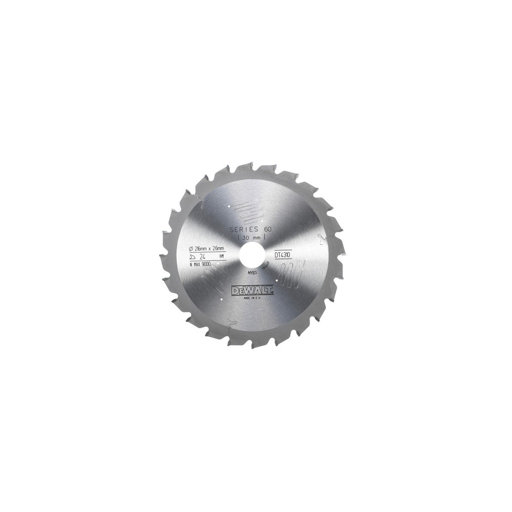  Dewalt Lame De Scie Circulaire ø216mm 24dts DT4310