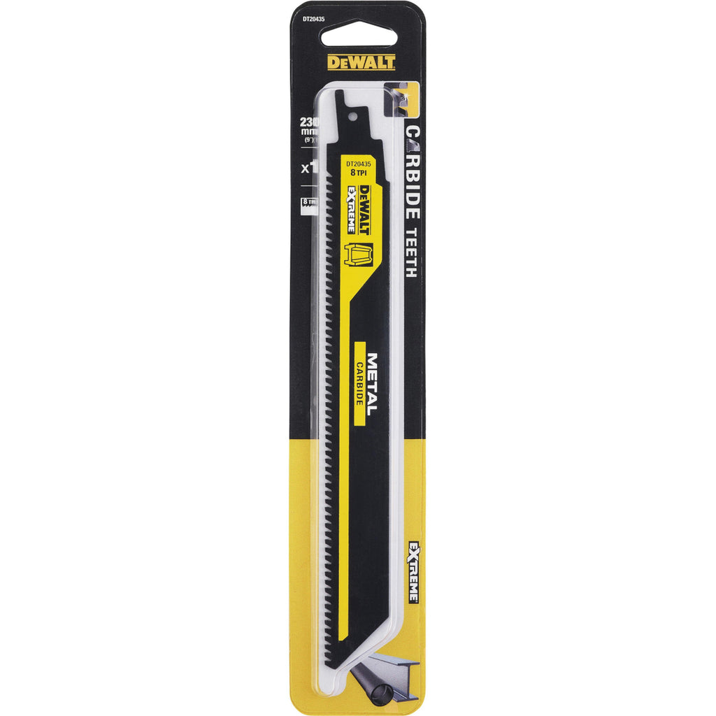  DeWalt Lame De Scie Sabre Carbure METAL 230mm DT20435-QZ