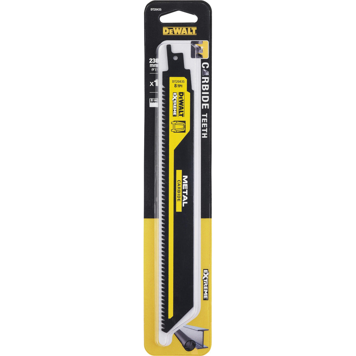  DeWalt Lame De Scie Sabre Carbure METAL 230mm DT20435-QZ