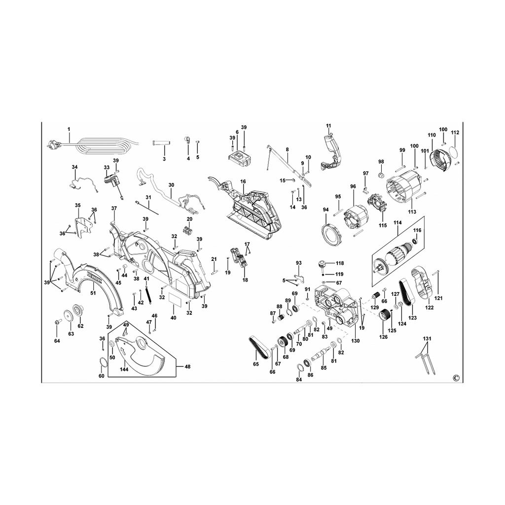  Dewalt N231746 Induit Scie à Onglets DWS778