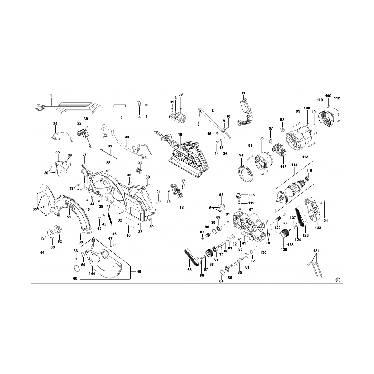  Dewalt N231746 Induit Scie à Onglets DWS778