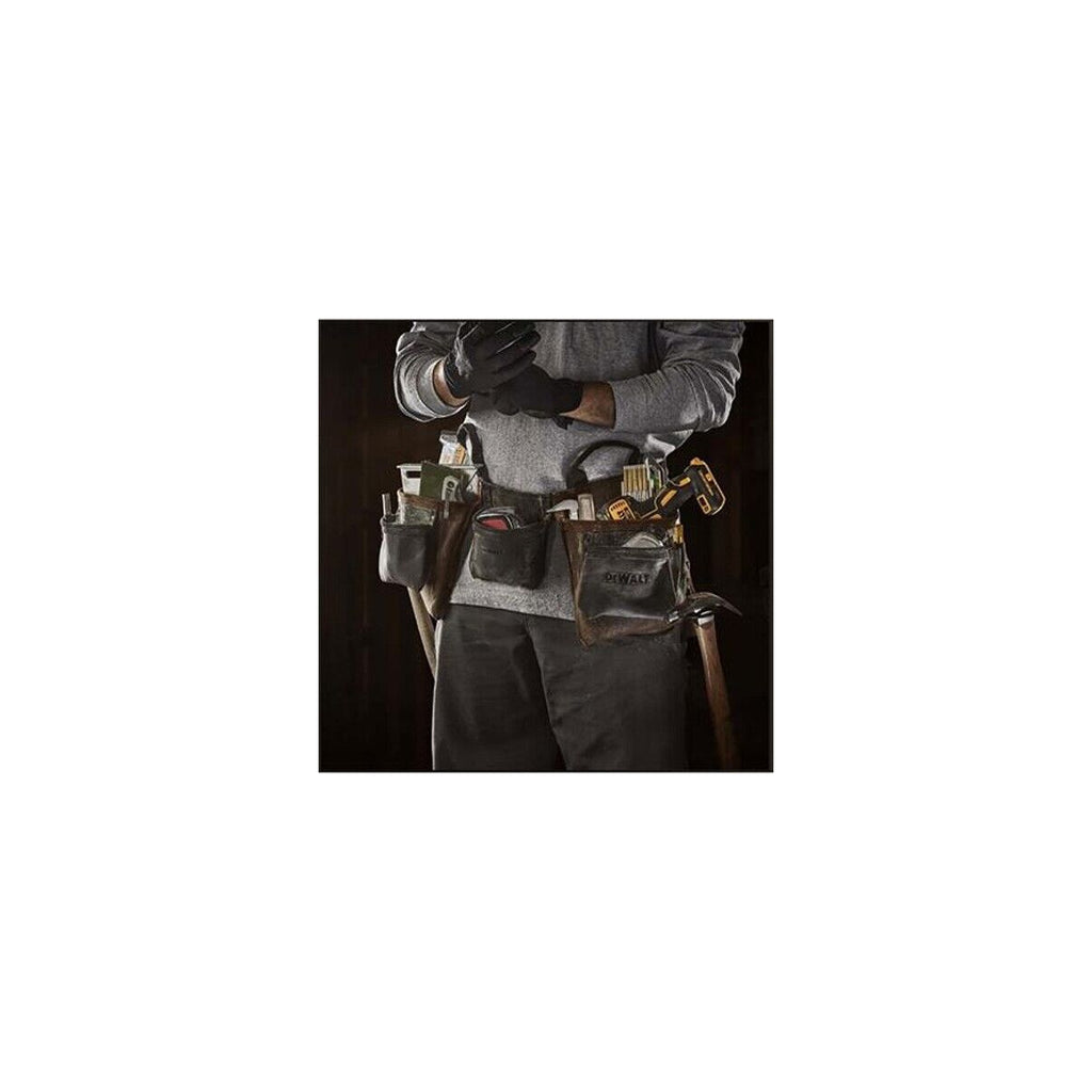  DeWalt Pro Ceinture Porte-outils En Cuir Professionnelles (DWST50113-1)