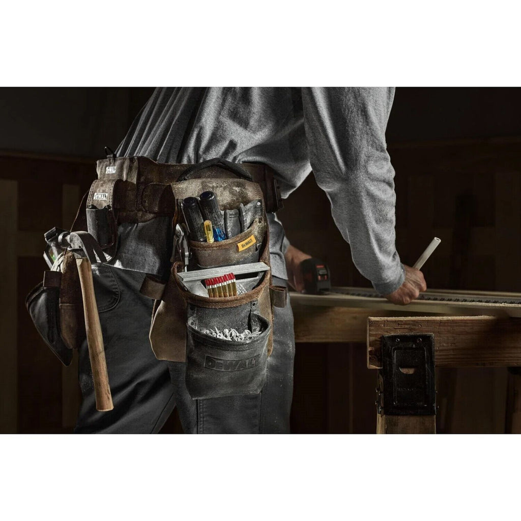  DeWalt Pro Ceinture Porte-outils En Cuir Professionnelles (DWST50113-1)