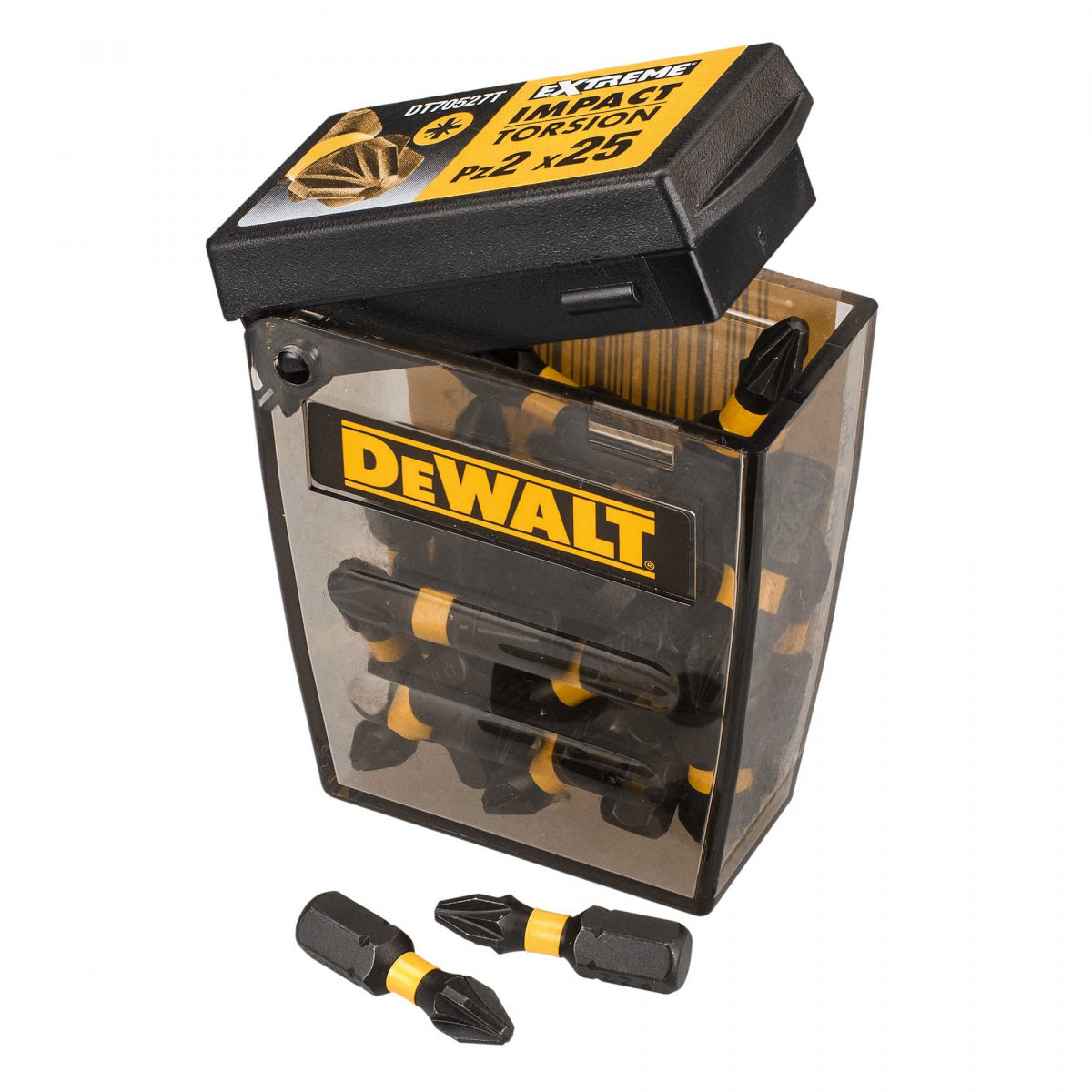  Dewalt X25 Embouts PZ2 De Vissage Impact Torsion Extreme 25mm (DT70556T)