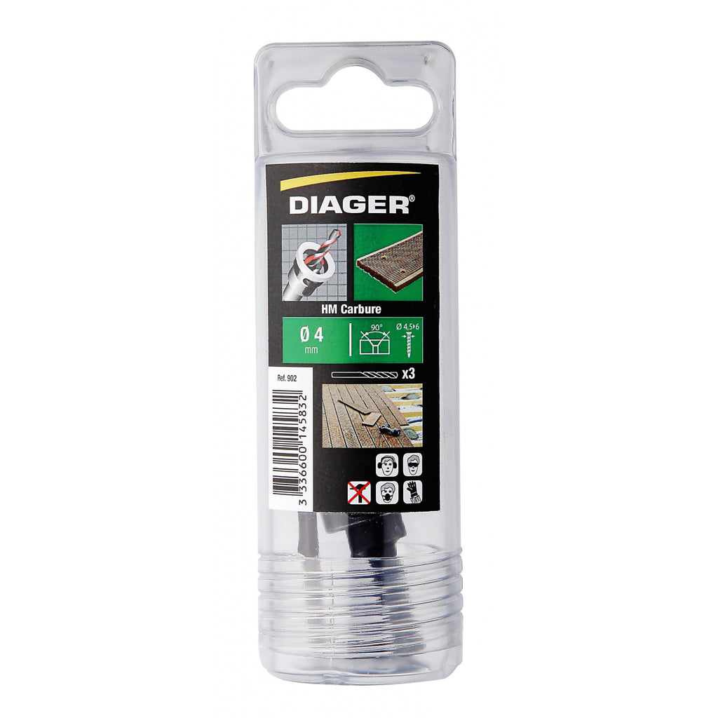  Diager Kit Terrasse Avec Fraisoir à 45° (902D04.5)