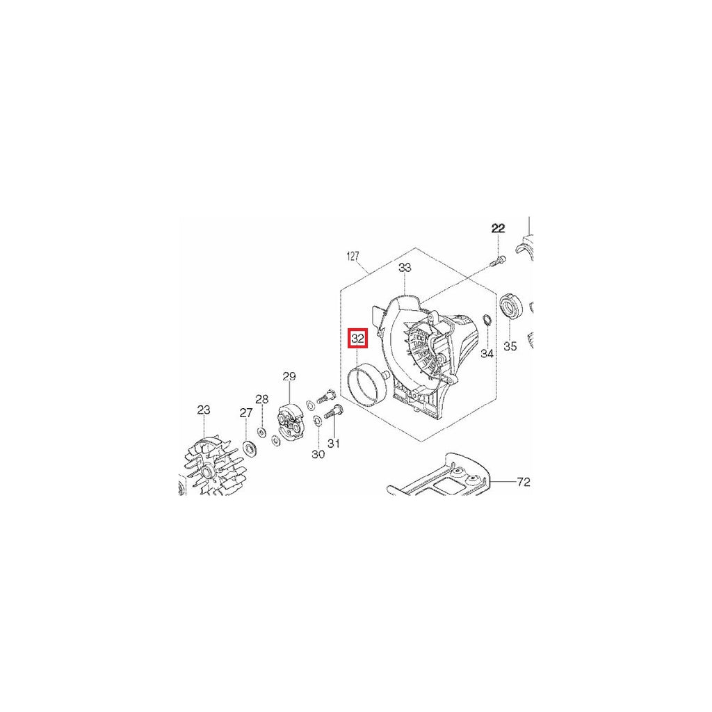  Dolmar DA00000402 Cloche D'embrayage MS27U