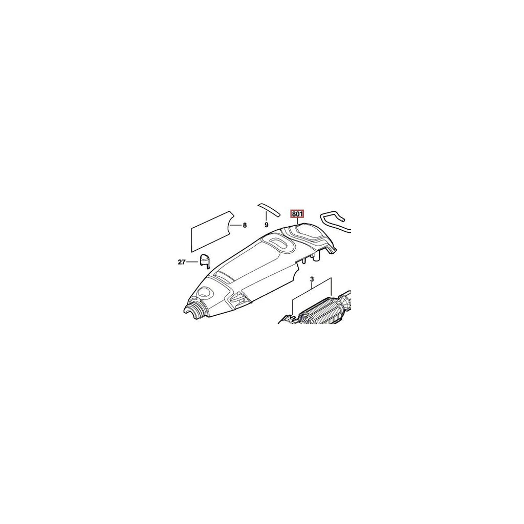 Bosch Dremel Sous-Ensemble Carter 2610009845