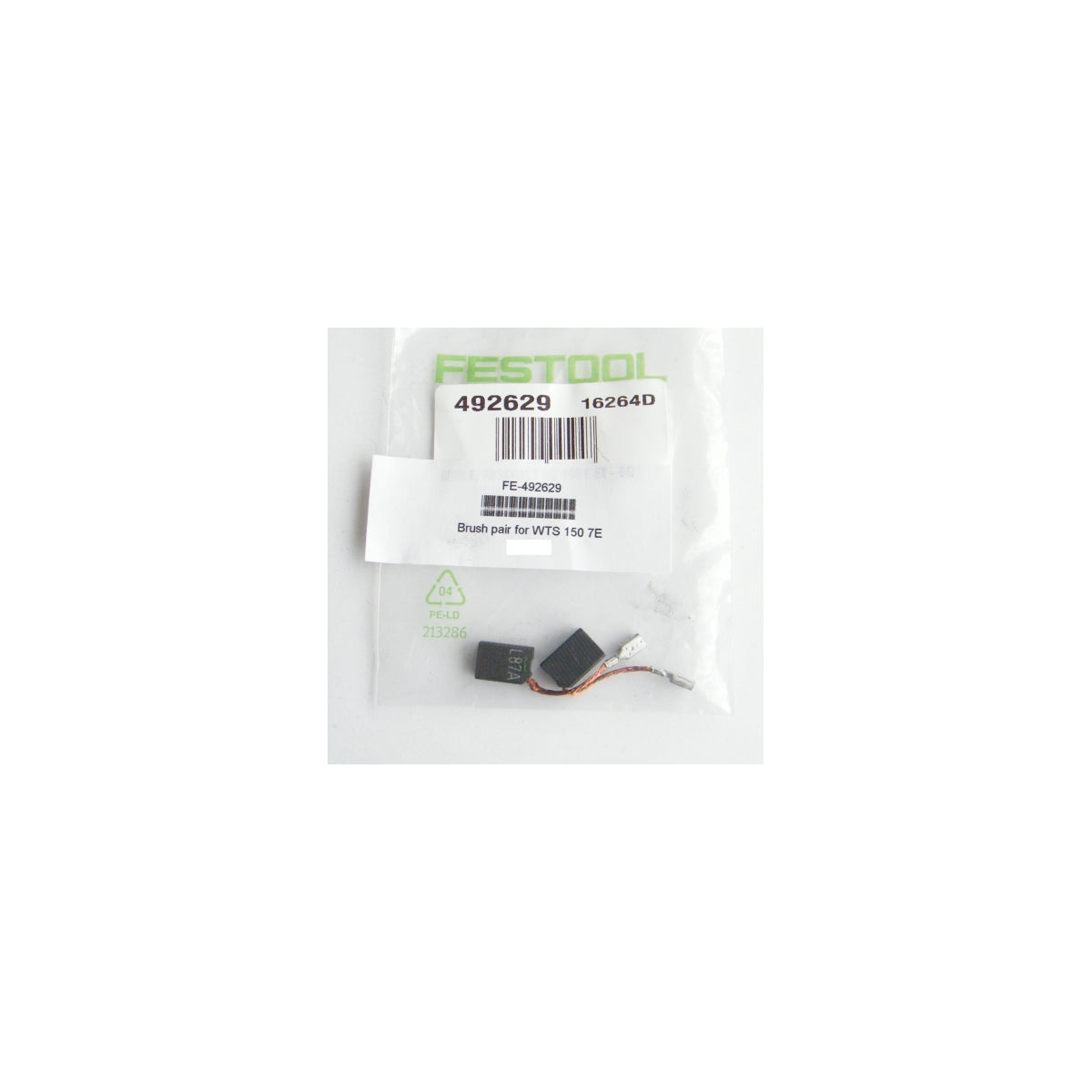  Festool 492629 Paire De Charbons Ponceuse RO125, RO150