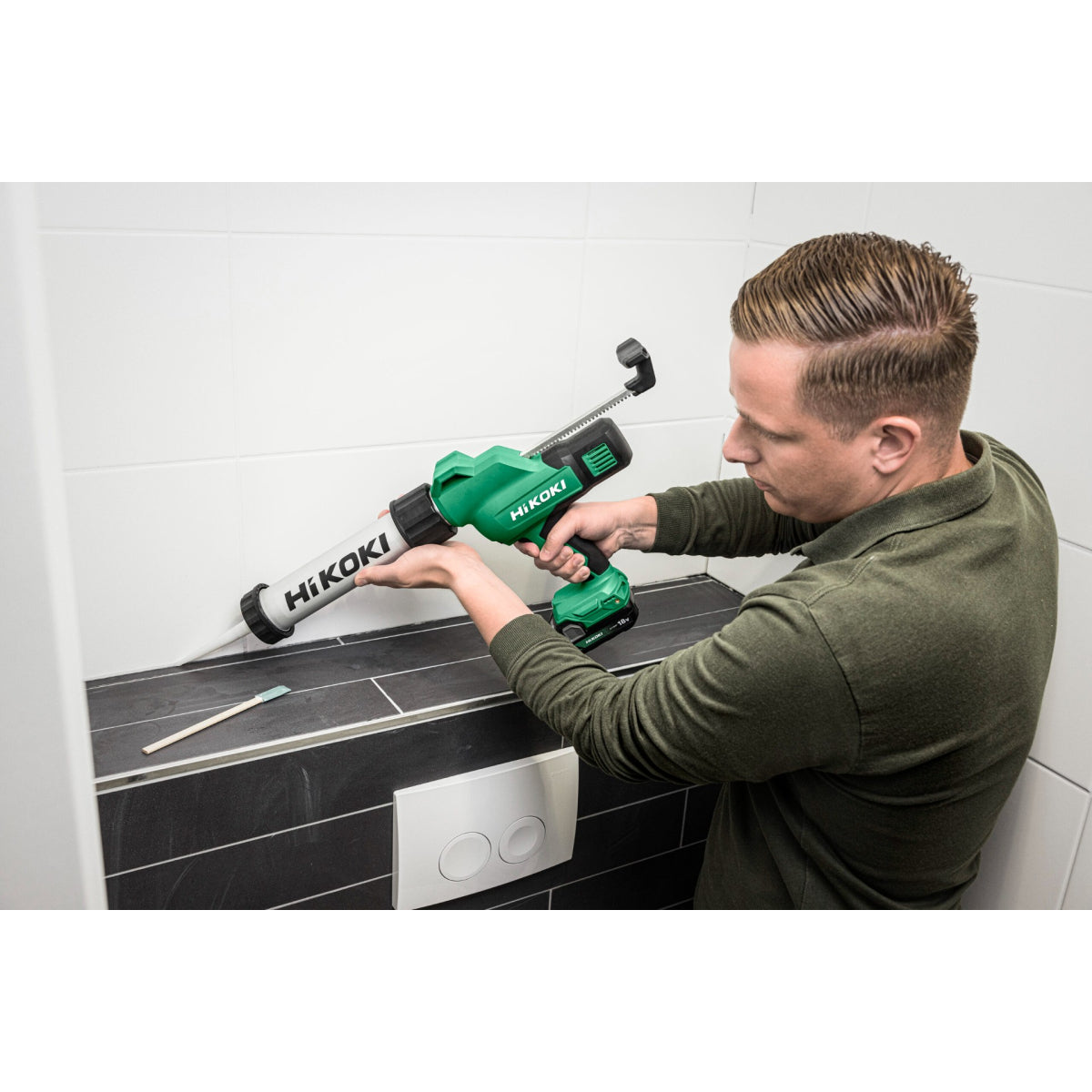  Hikoki AC18DAW4Z Pistolet à Mastic Sans Fil 18V 300/400 Ml
