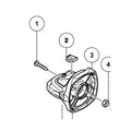  Hikoki Bouton Poussoir De Vérouillage Pour Meuleuse D'angle G12SW, G13SW, G13SWYMZ (336535)