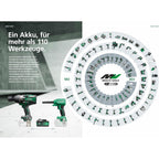  Hikoki BSL36A18X Batterie 36V 5.0Ah à Glissière Li-ion Multi-Volt (380082)