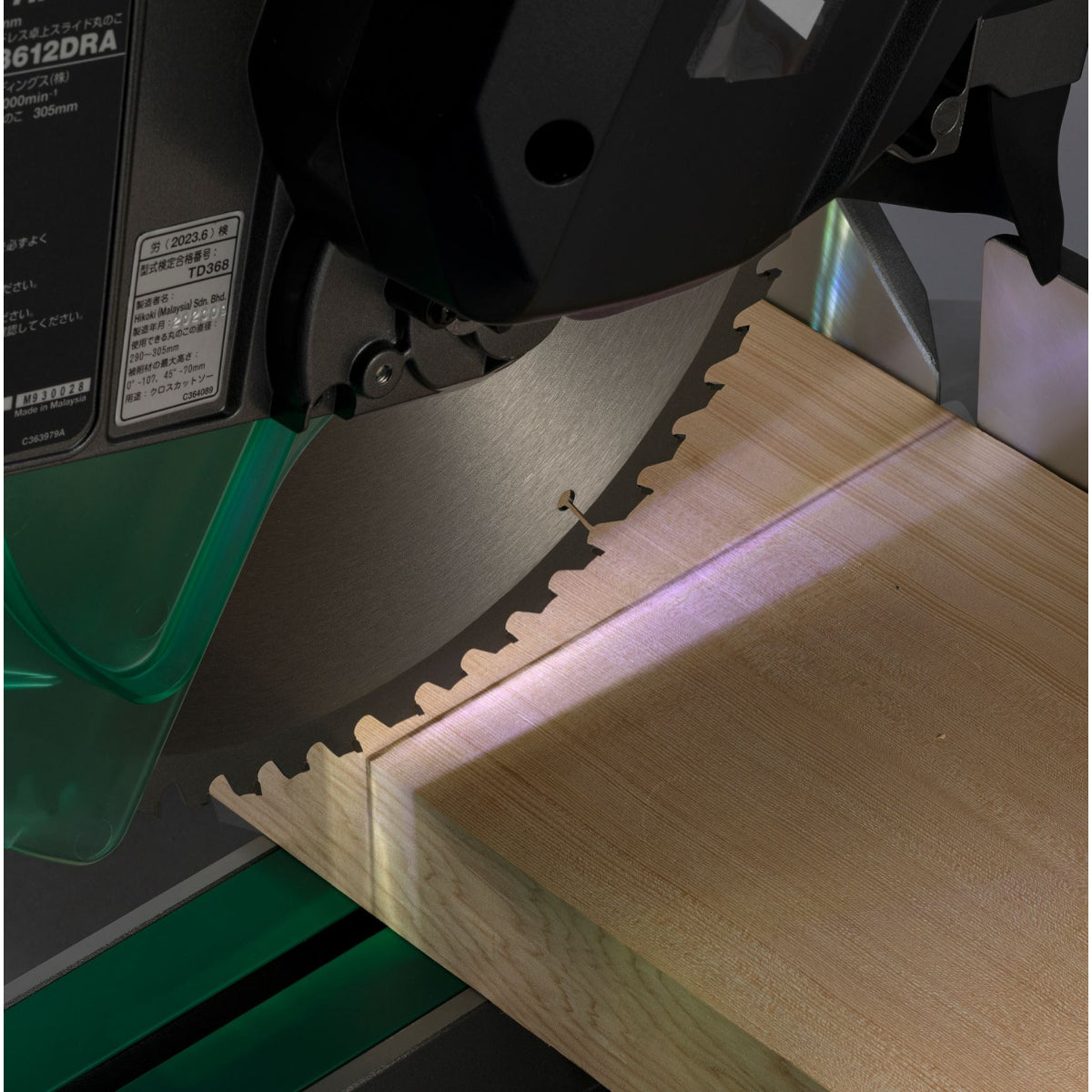  Hikoki C3612DRAW4Z Scie Radial à Onglet Sans Fil 36V ø305mm