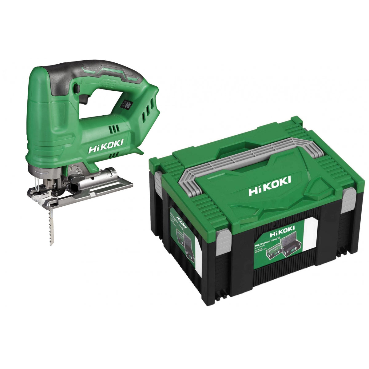  Hikoki CJ18DAW2Z Scie Sauteuse 18V Pendulaire Avec Coffret Hit-Case (Machine Seule)