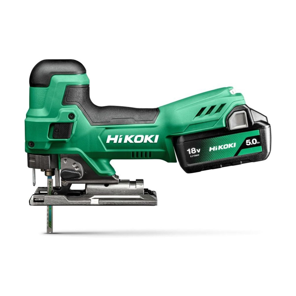  Hikoki CJ18DBWPZ Scie Sauteuse Sans Fil 18V Pendulaire 2x5.0Ah Avec Coffret Hit-Case