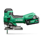  Hikoki CJ18DBWPZ Scie Sauteuse Sans Fil 18V Pendulaire 2x5.0Ah Avec Coffret Hit-Case