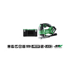  Hikoki CJ36DAW2Z Scie Sauteuse Pendulaire 160mm MultiVolt 36V Brushless Avec Coffret HSC