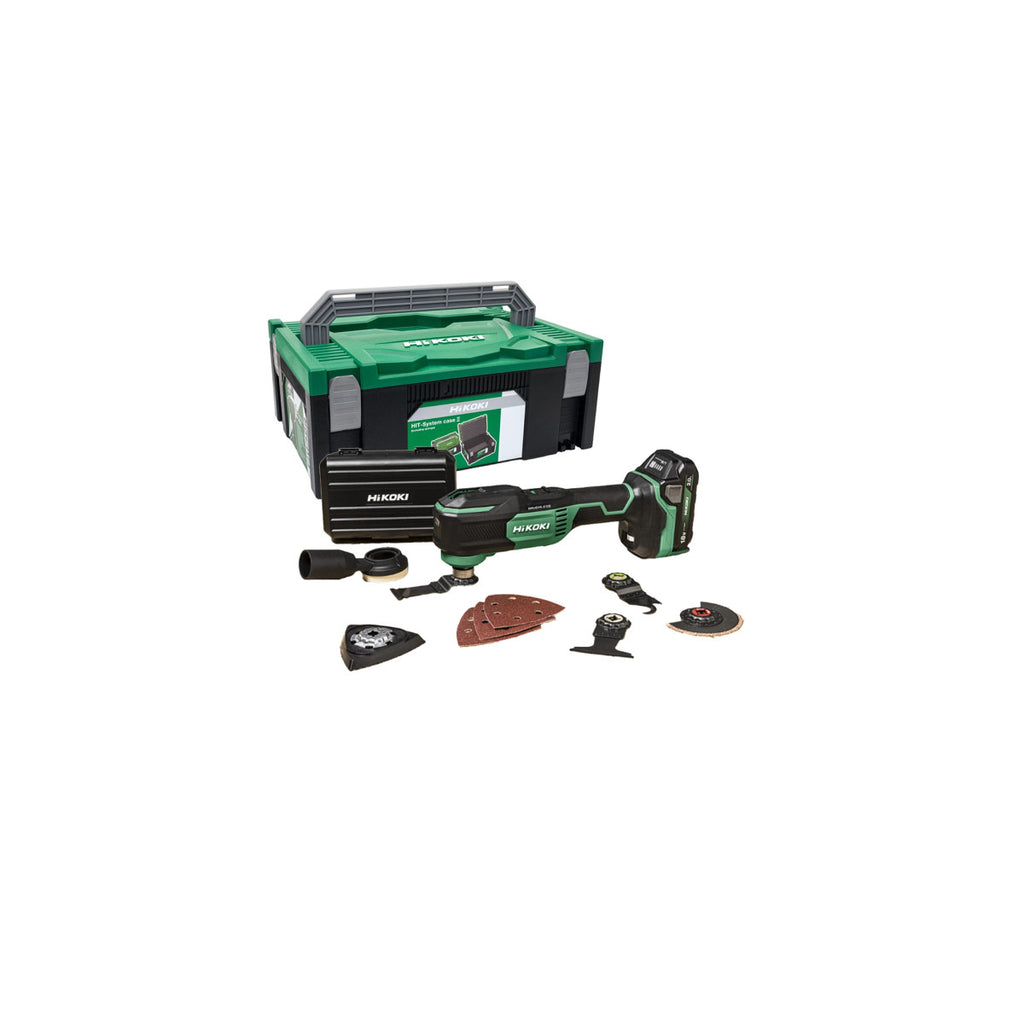  Hikoki CV18DAW2Z Outil Multifonctions Sans Fil 18V Avec Coffret Hit-Case (Machine Seule)