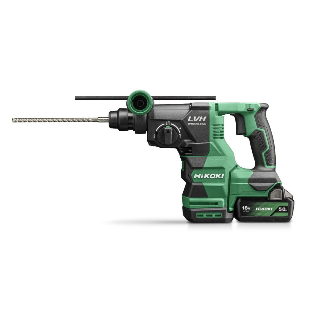  Hikoki DH1826DAWPZ Perforateur Sans Fil 18V Brushless 3.2J 2x5.0Ah Avec Coffret