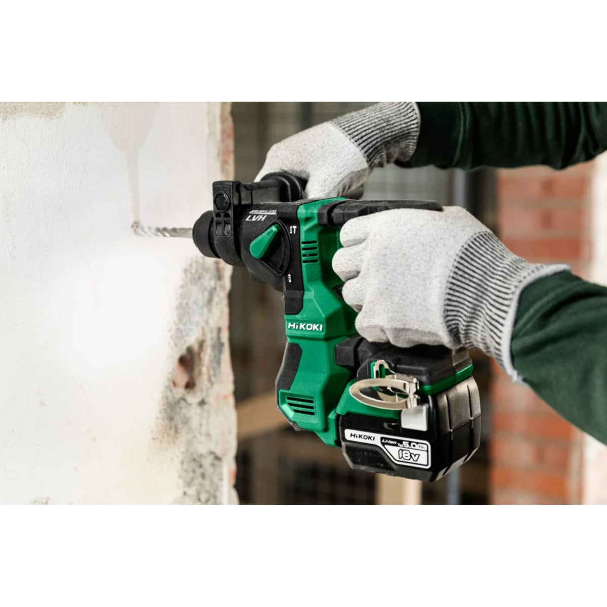  Hikoki DH18DPAWPZ Perforateur Sans Fil 18V Brushless 2x5.0Ah Avec Coffret Hit Case