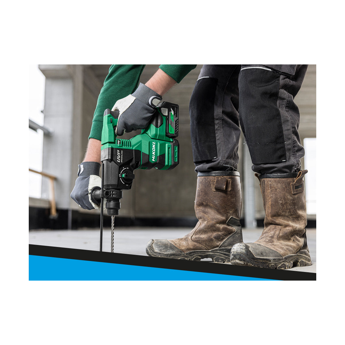  Hikoki DH3628DAW2Z Perforateur, Burineur SDS+ 36V 3,2J Brushless Avec Coffret De Transport