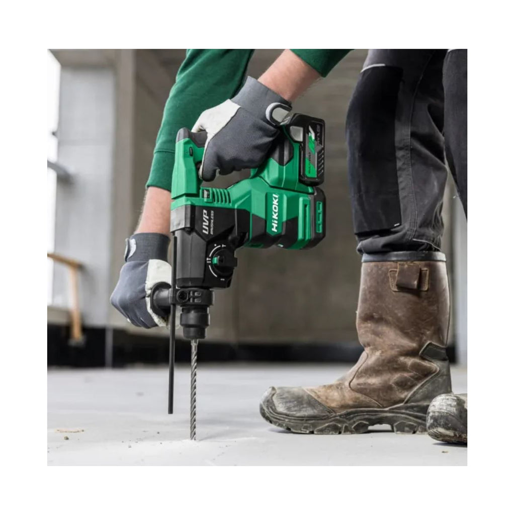  Hikoki DH3628DCWRZ Perforateur, Burineur SDS+ 36V 3,2J Brushless 2x2.5Ah Avec Coffret De Transport HitCase III