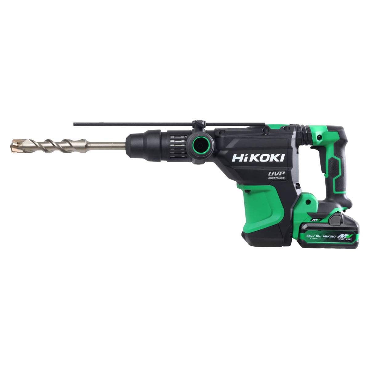  Hikoki DH3640DAWAZ Perforateur, Burineur SDS MAX 36V 9,2J Brushless 2x4.0Ah Avec Coffret De Transport